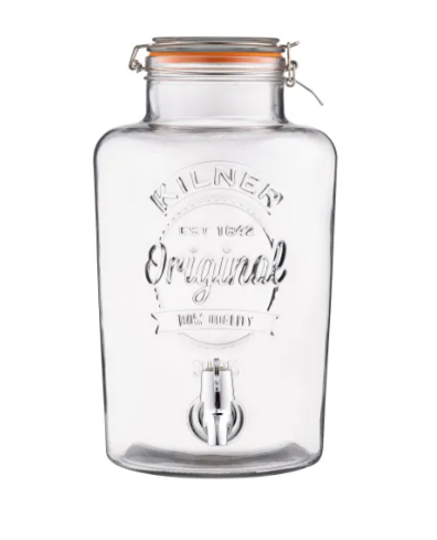 Kilner Clip Top Round Drinks Dispenser 8L | 0025.403