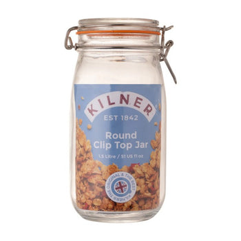 Kilner 1.5L Clip Top Round Jar | 0025.492
