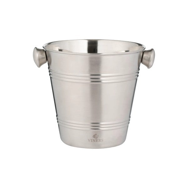 Viners Barware 1L Silver Single Wall Ice Bucket | 0302.216