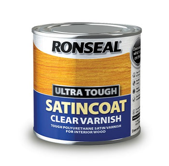 Ronseal Interior Ultra Tough Satincoat Clear Varnish 750ml | 09055