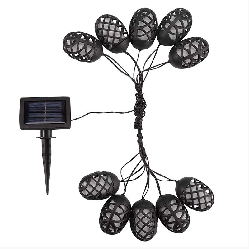 10 Flaming Solar String Lights - Set of 10 | 1060305