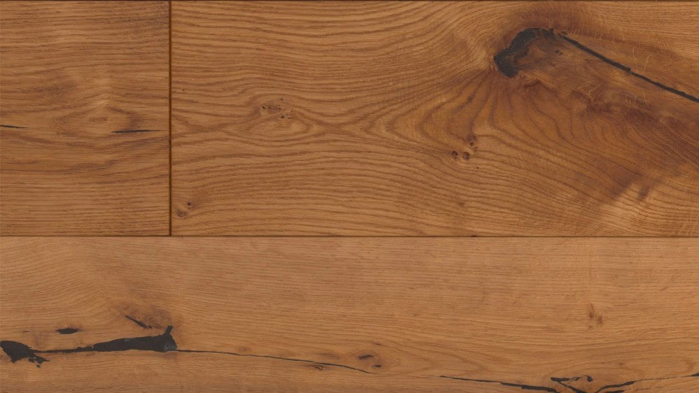 French Plank Brushed Oak Engineered Flooring 190mm | 1132