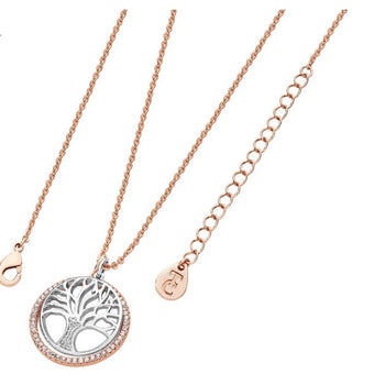 Tipperary Crystal Floating Tree Of Life Cz Circle Rose Gold | 130012