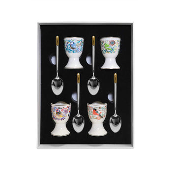 Birdy Set of Four Egg Cups and Spoons | 139152