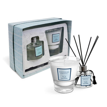 French Linen Candle & Diffuser Folded Card Gift Set | 142831