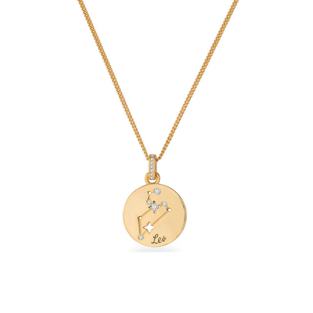 Zodiac Gold Pendant – Leo | 169623