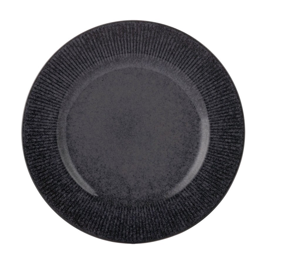 Mason Cash Reactive Linear Black Dinner Plate 27cm | 2002.263