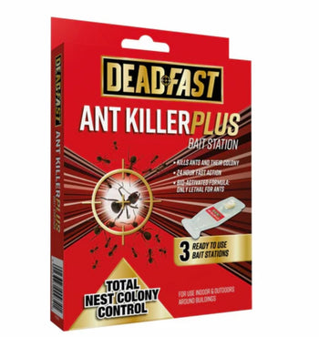 Deadfast Ant Killer Plus 3 x 4g Bait Stations | 20300502