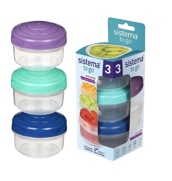Sistema TO GO Mini Bites 130ml - 3 Pack | 21467