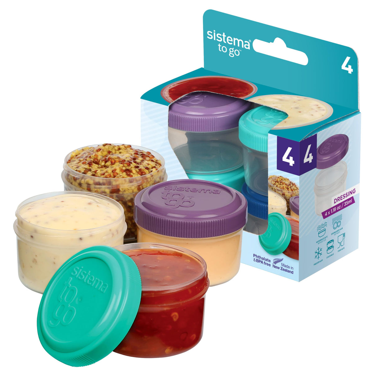 Sistema 35ml Dressing TO GO™ 4 Pack │21470S