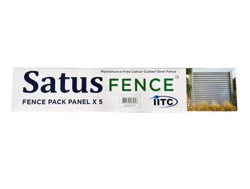 Satus Fence STD Bullet Nose Fence Panel Pack 1800mm - Merlin Grey | 22423110