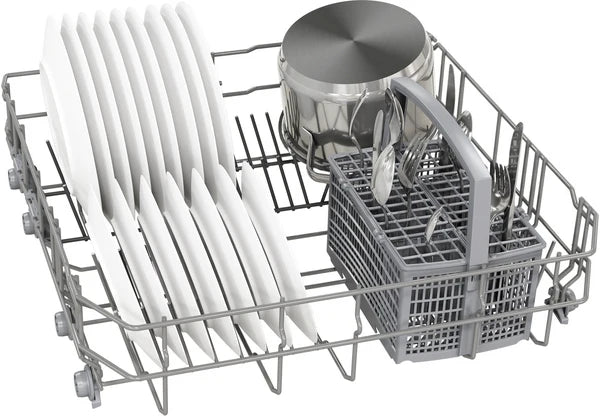 Neff N 50 Semi-Integrated Dishwasher - Brushed steel | S145HTS01G