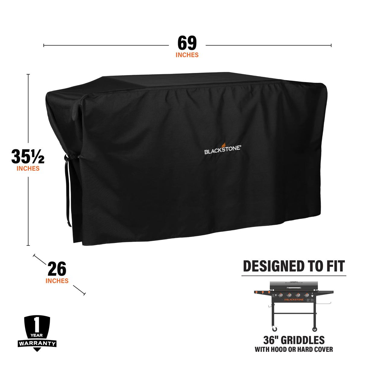 Blackstone 36'' Griddle Hood Cover | 257-5482EU