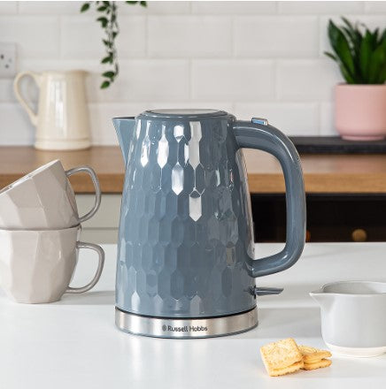 Russell Hobbs 1.7L Honeycomb Kettle - Grey │ 26053