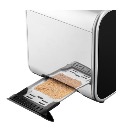 Russell Hobbs Distinctions 2 Slice Toaster - Black & Stainless Steel | 26430