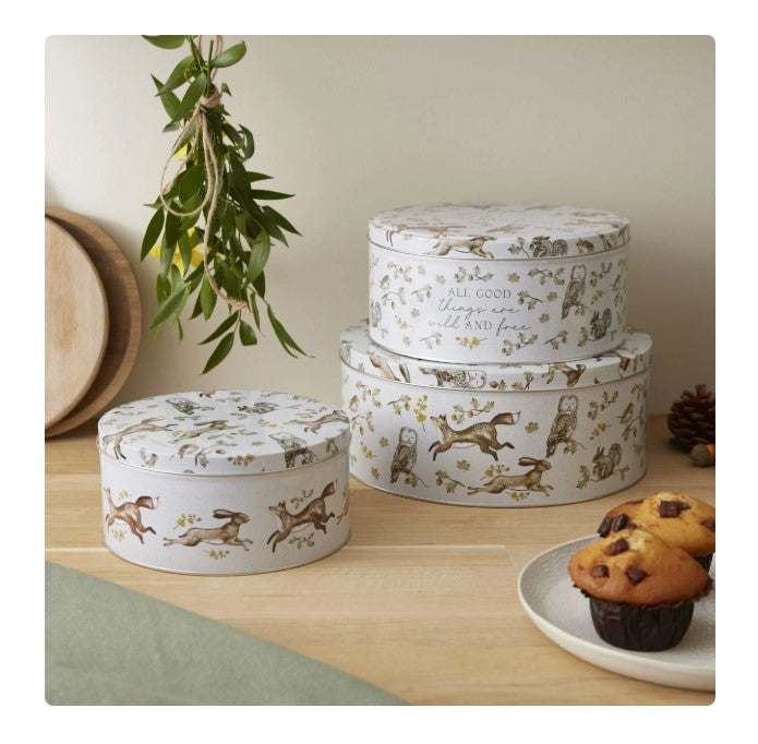 Cooksmart Forest Fable Round Cake Tins - Set Of 3 | 2723