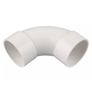Wavin ABS Solvent Weld Waste Bend 87.5° 50mm White | 3032433