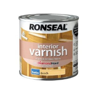 Ronseal Interior Varnish Beech Satin 250ml | 36820