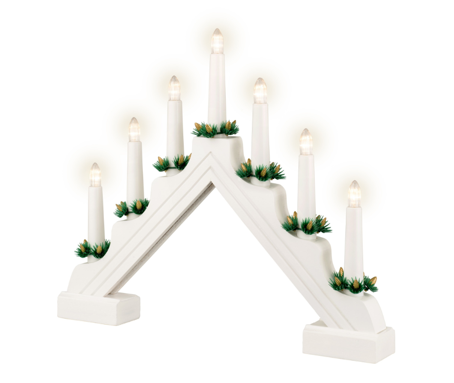 Led Window Candle Bridge 41cm X 31cm