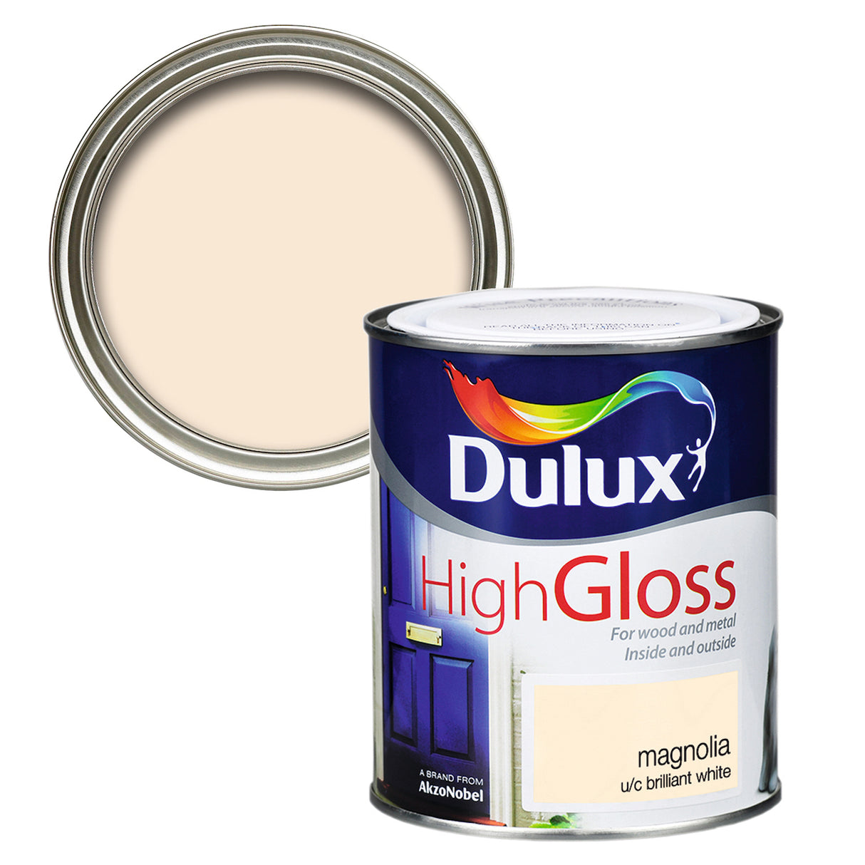 Dulux High Gloss Magnolia 750ml | 5083974