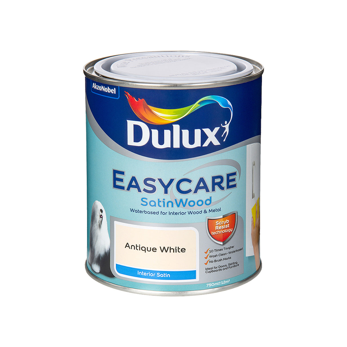 Dulux Easycare Satinwood Antique White 750ml | 5083881
