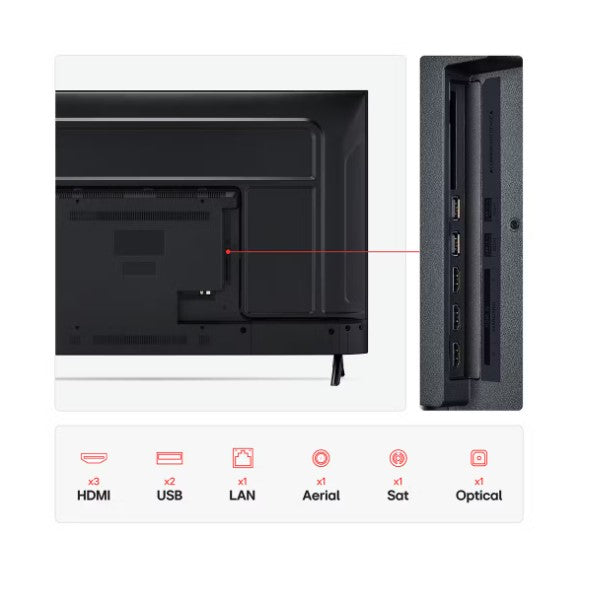 LG UA73 50" 4K UHD LED Smart TV | 50UA73006LA.AEKQ