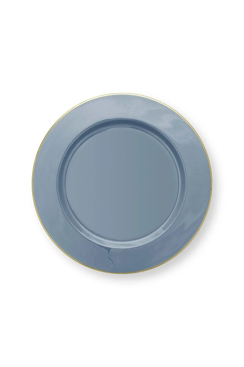 Plate Metal Light Blue 32cm | 51.001.461