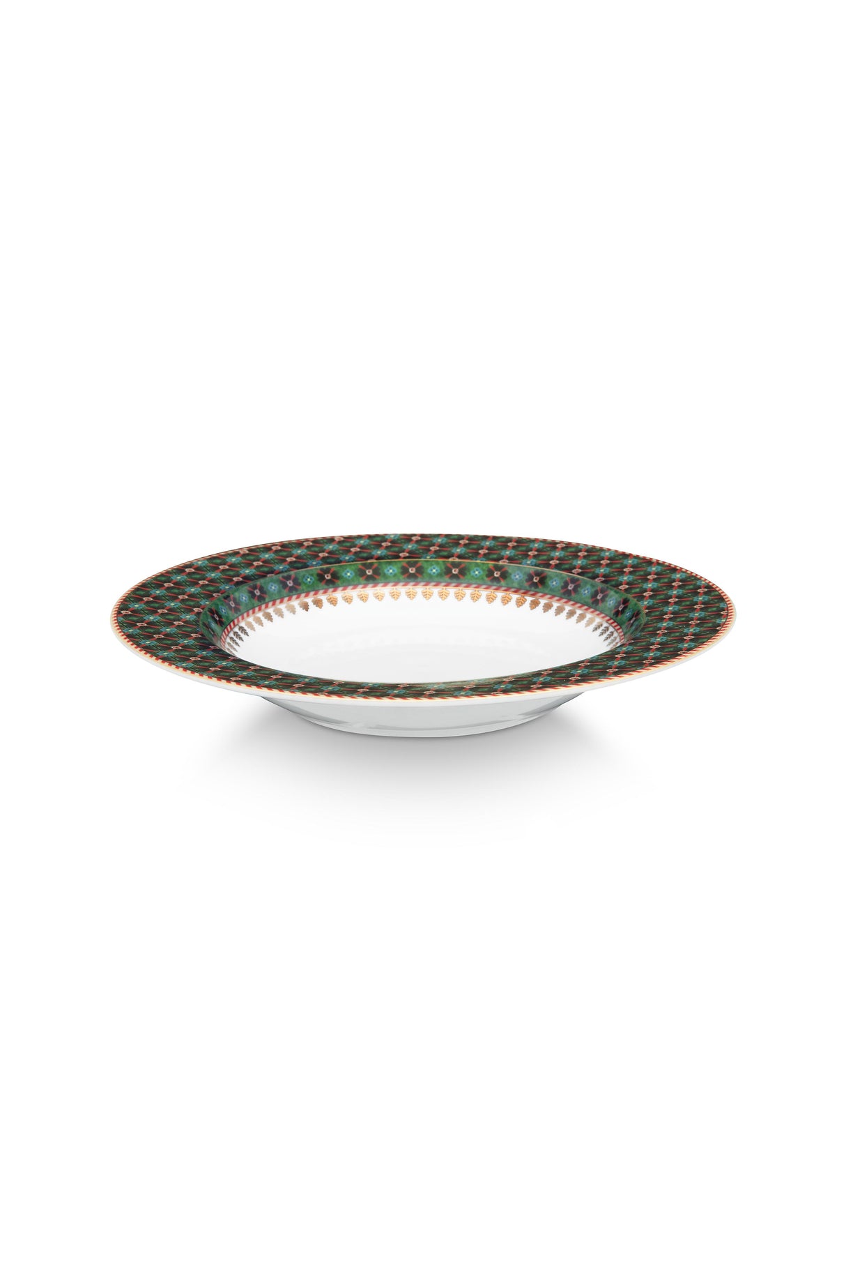 Berry Blues Deep Plate Clover Green 21.5cm | 51.001.482