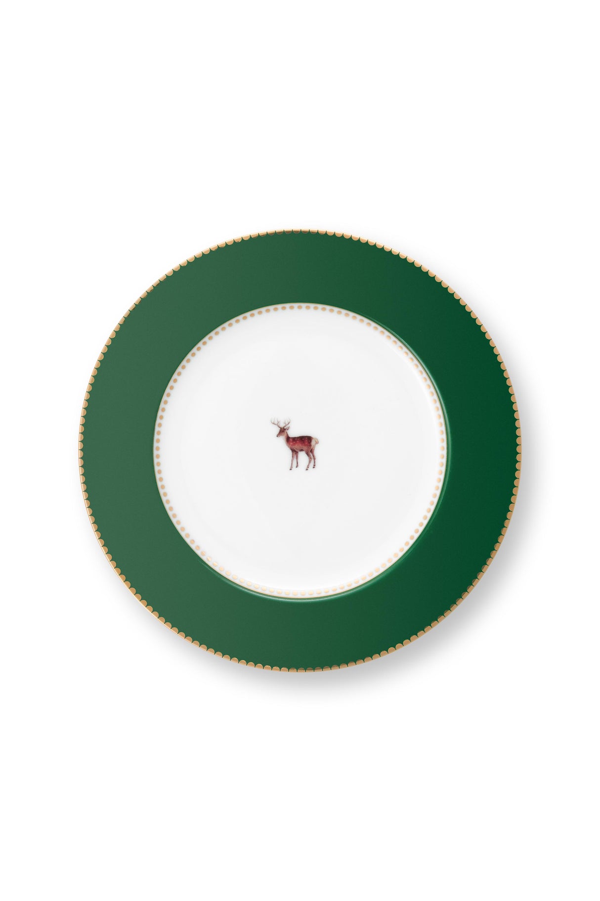 Love Birds Plate Dark Green 17cm | 51.001.487