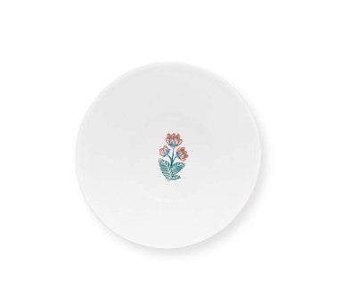 Bowl Flower Festival Scallop Deco Light Blue 18cm │51.003.190
