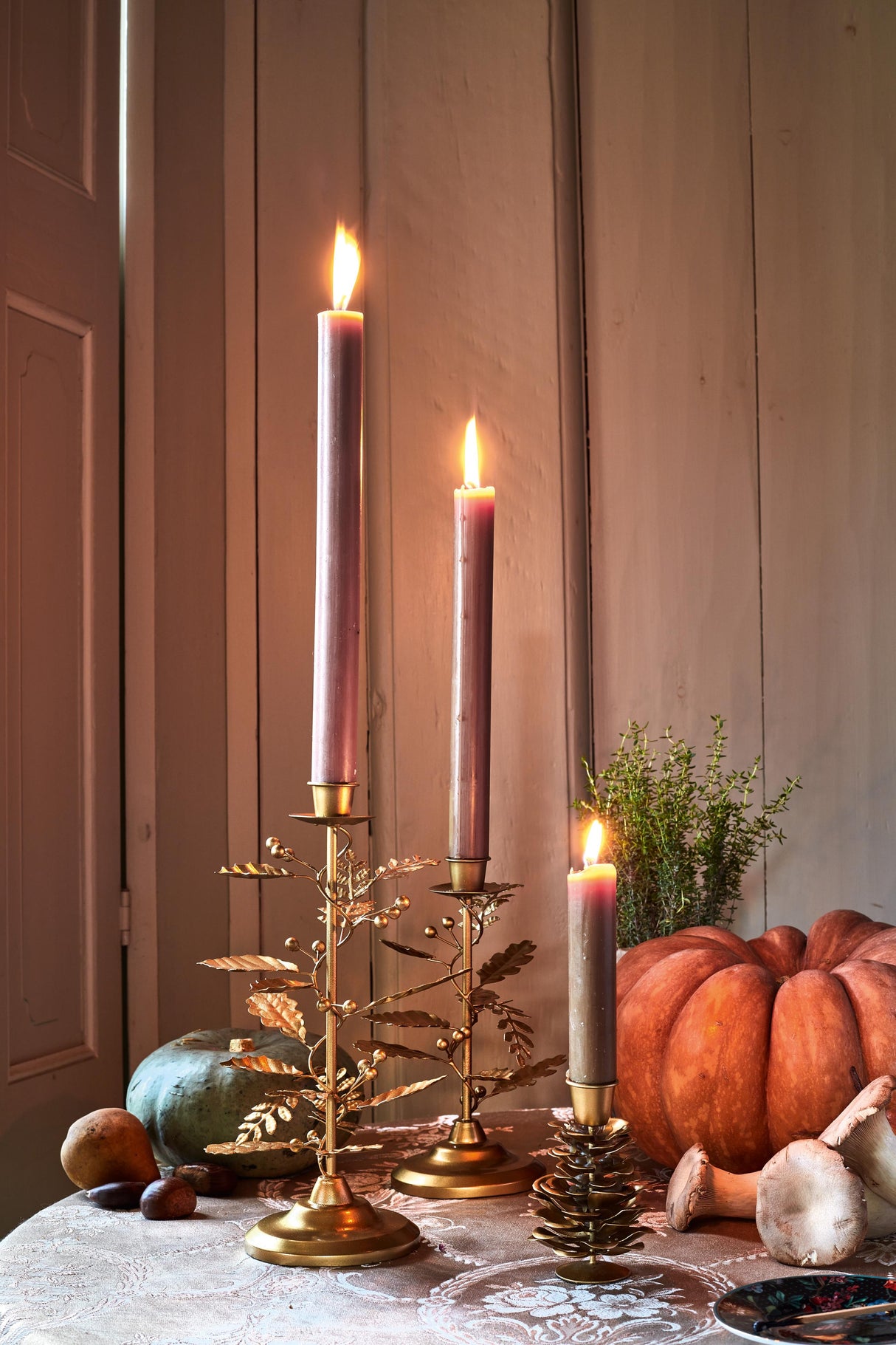 Pinecone Candle Holder Gold 11cm | 51.092.115