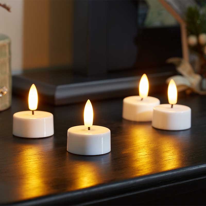 Faux Flame T-Lights - 4-PK | 5322000