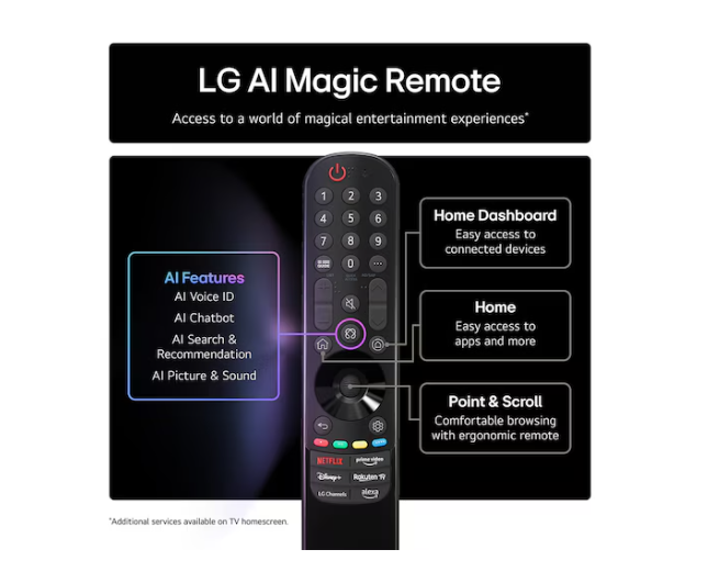LG 65" Nano Cell 4K UHD LED TV | 65NANO81A6A.AEK