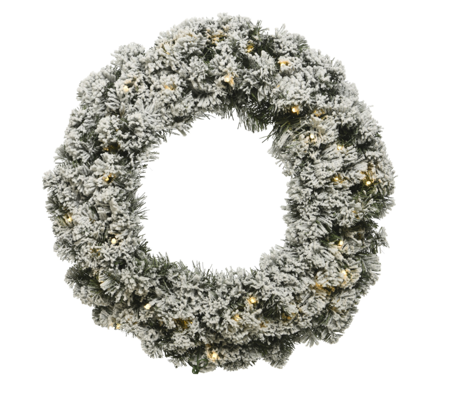 Led Imperial Wreath Snowy 50cm - Warm White | 680475