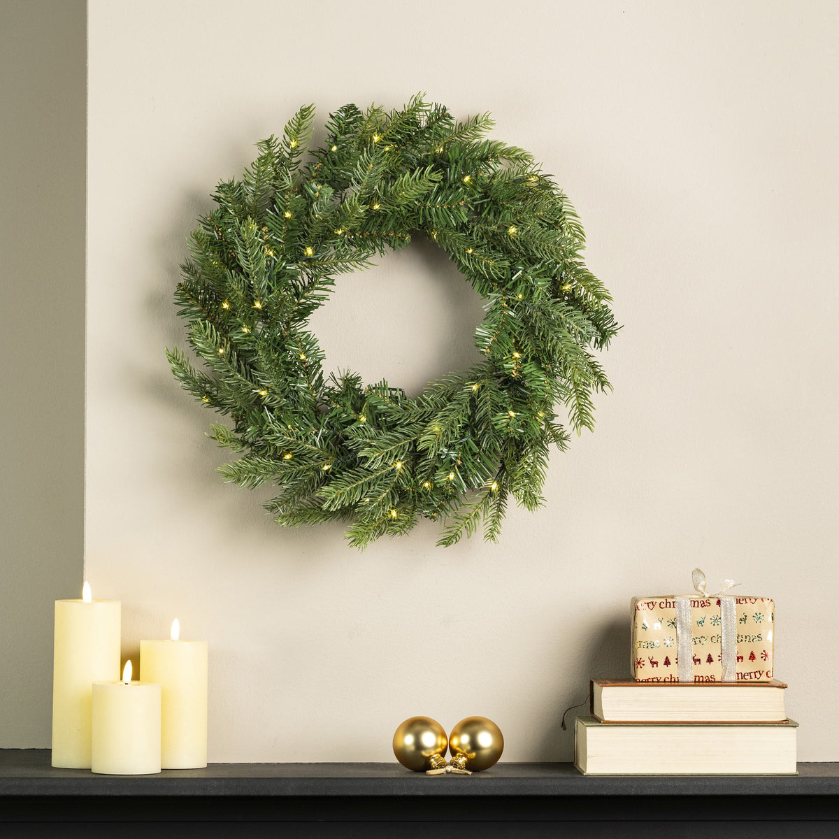 Micro Led Grandis Wreath 50cm | 690410
