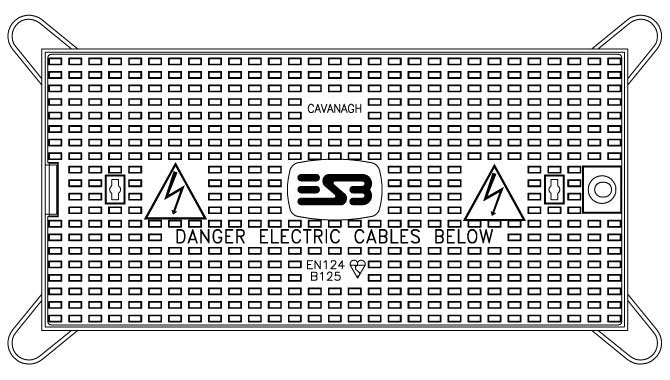 Esb Zebra Vc1 B15 Cover & Frame 765x315 Mm | 716002