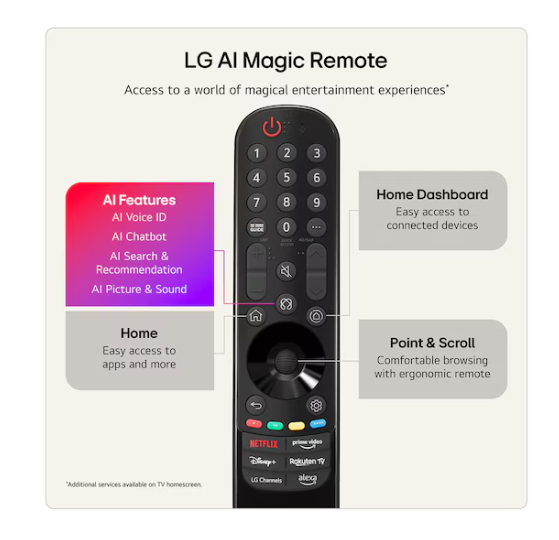 LG 75" QNED AI Mini LED 4K Smart TV | 75QNED72B6A.AEK