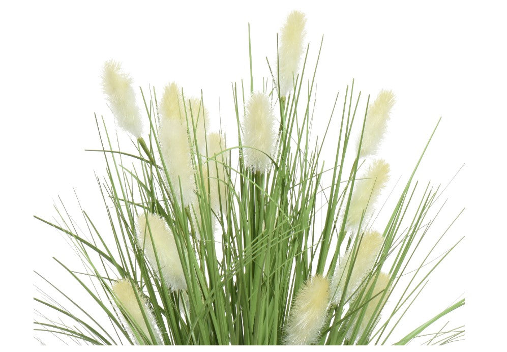 70cm Artificial Green & White Grass Bunch | 801983