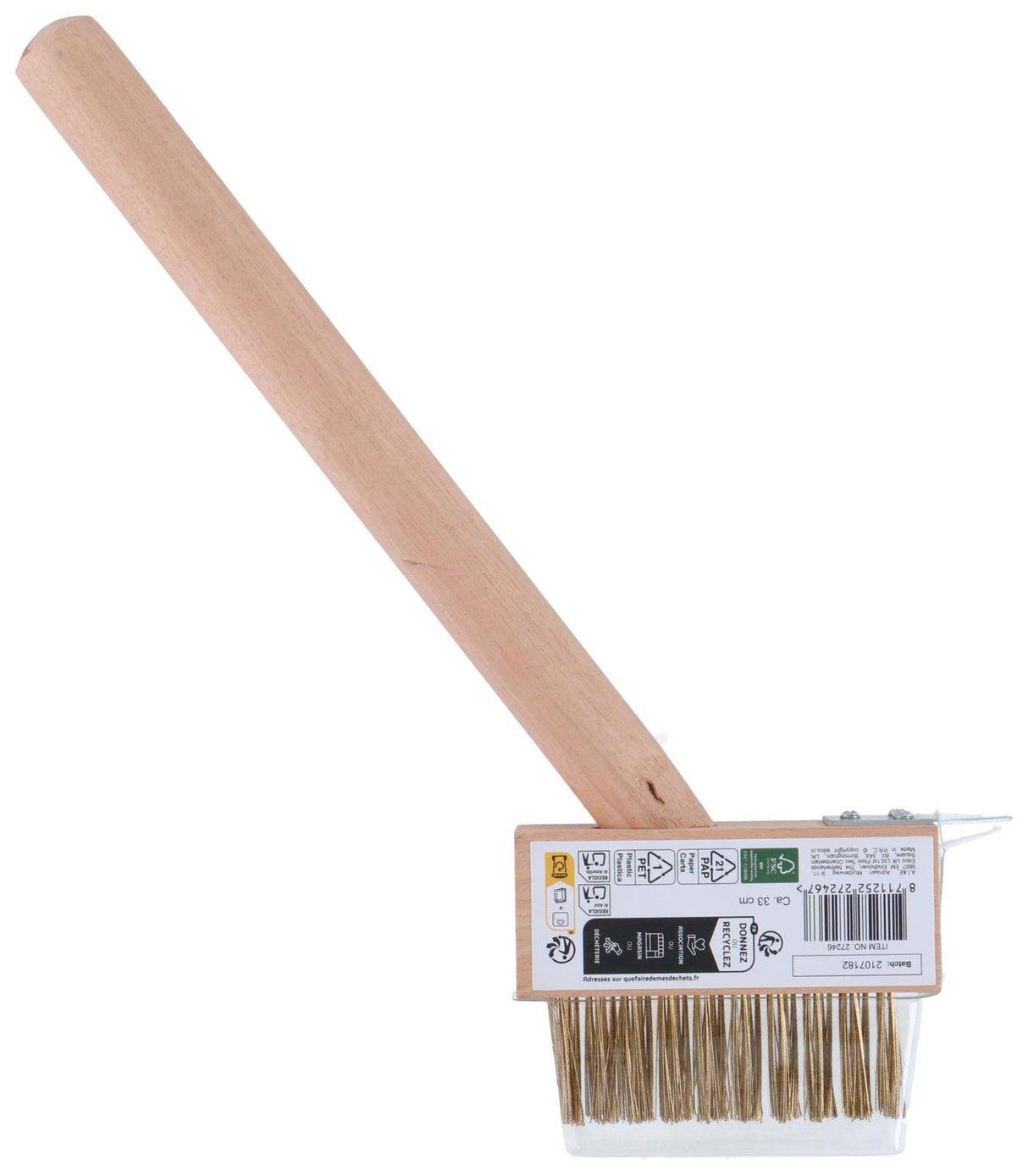Kinzo Wooden Brush with Long Handle | 871125227246
