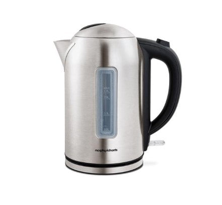 Morphy Richards 1.7L Quiet Boil Kettle - Brush Steel | 980580