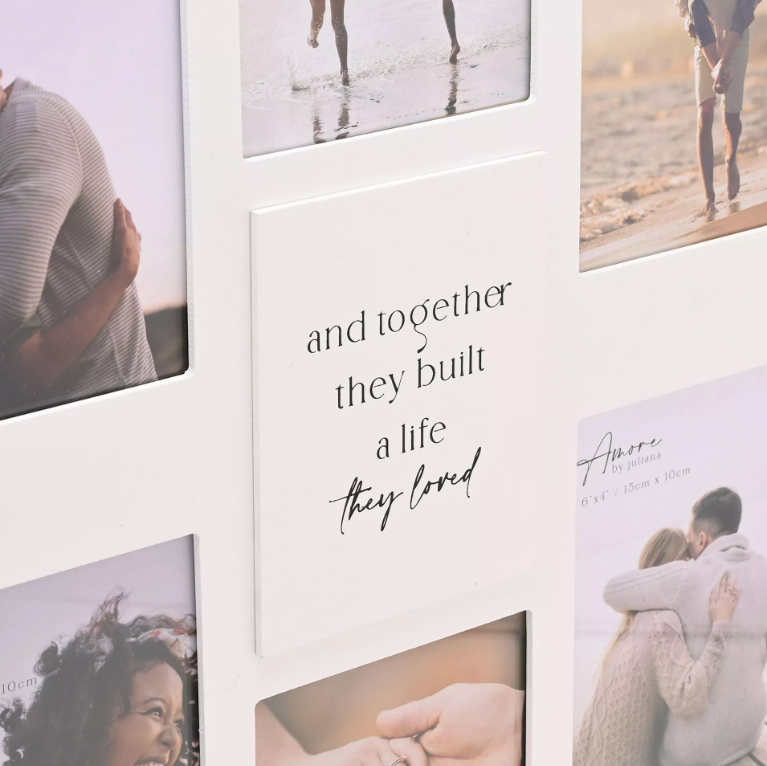 Amore Multi Aperture Photo Frame - Together | AM283