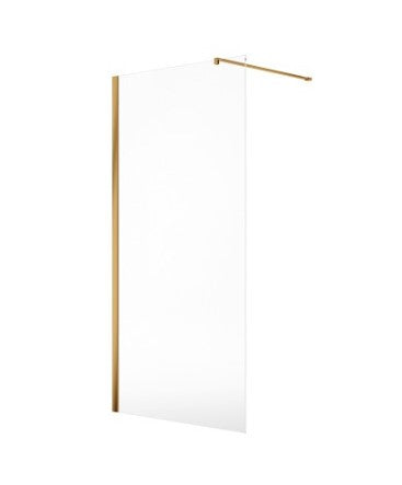 ASPECT 900mm Wetroom Panel - Brushed Gold | AWRP0900BG