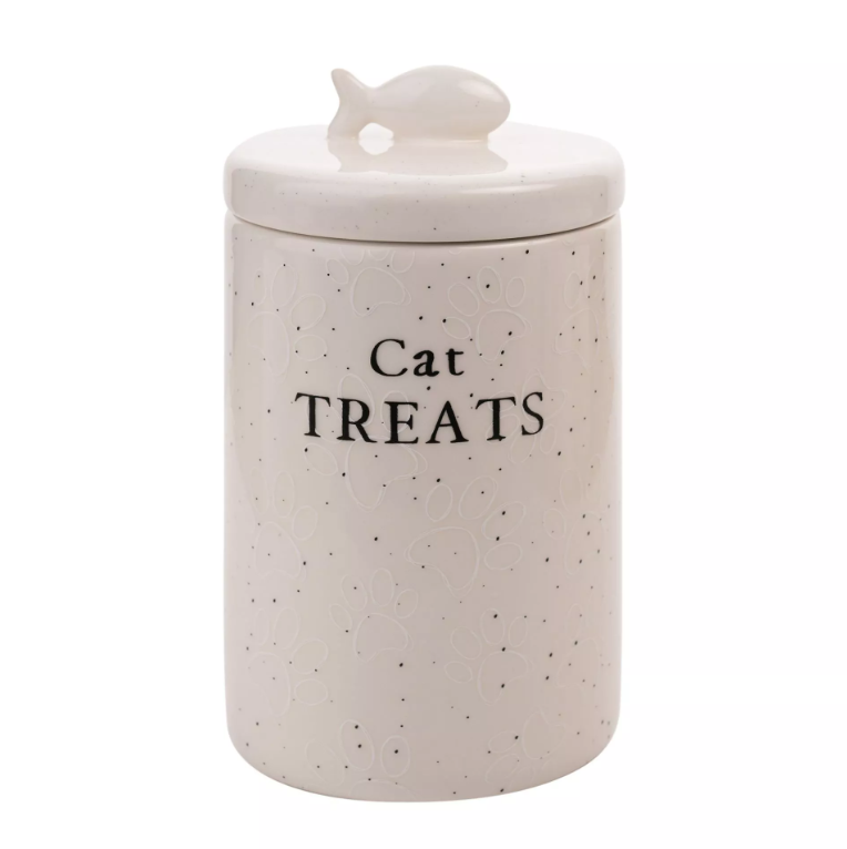 Best Of Breed Paw Prints Treat Jar - Cat | BB619C