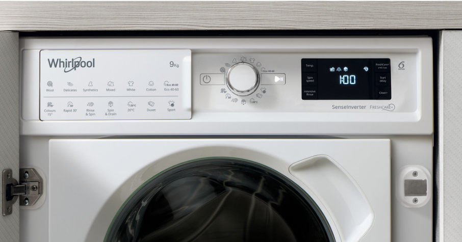 Whirlpool 9kg 1400 Spin Integrated Washing Machine | BIWMWG91485