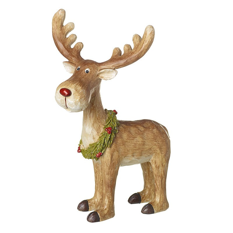 Heaven Sends Deer With Wreath Necklace | CAH012
