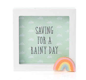 Petit Cheri Money Box Rainbow Design "Saving for A Rainy Day" | CG1857