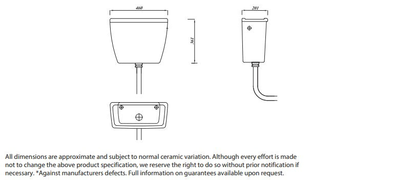 Kota Low Level Lever Cistern Bibo | CKOTTANLLB
