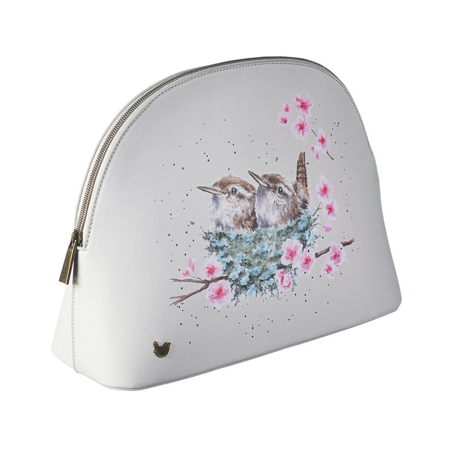 Wrendale Home Tweet Home Wren Large Cosmetic Bag | CMBL005