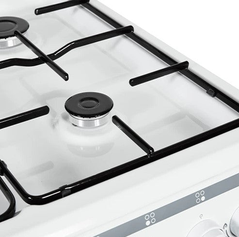 NordMende 50cm LPG Gas Twin Cavity Cooker - White | CTG52LPGWH