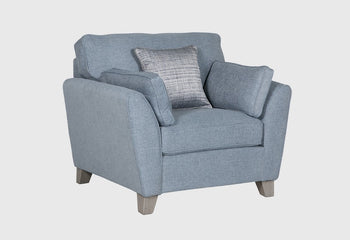Cantrell 1 Seater Sofa - Blue | CTL-301-BL